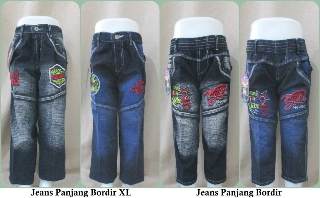 Sentra Grosir Jeans Bordir Panjang dan Jeans Bordir XL Murah