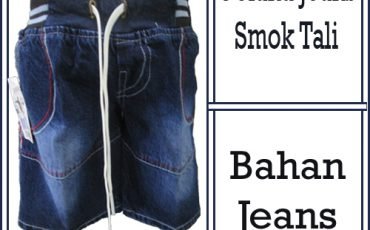 Grosir Celana Jeans Smok Tali Anak Murah