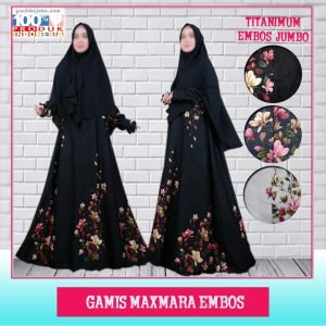 Produsen Gamis Maxmara Embos  Murah Dewa Grosir