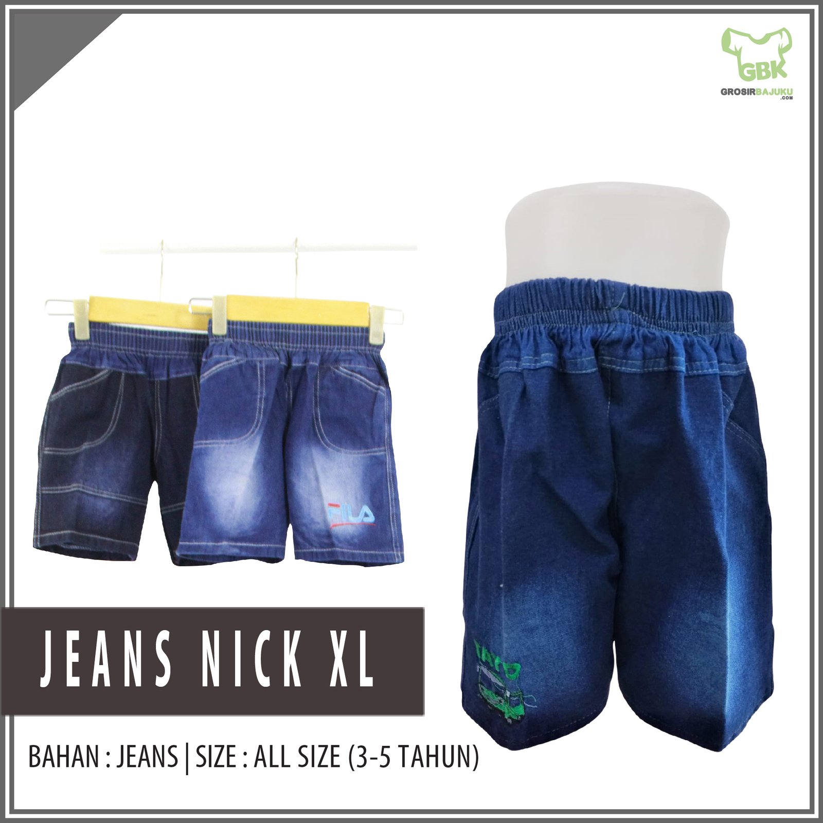  Konveksi  Jeans  Nick XL Murah  Dewa Grosir